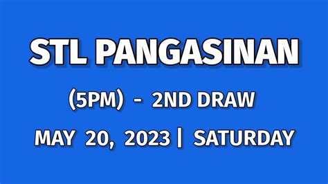 stl pangasinan 2nd draw today time|STL Result Today, PCSO Lotto Results at 10:30AM, 3PM, 7PM, .